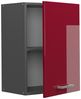 Hängeschrank R-Line Rot Hochglanz 45 cm Vicco Bild 4