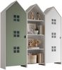 Kleiderschrank >CASAMI BRUGES< in Korpus Weiß / Front Grün u. Weiß, MDF Bild 2