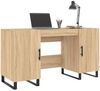 vidaXL Schreibtisch Sonoma-Eiche 140x50x75 cm Holzwerkstoff 829575 Bild 3
