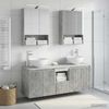 vidaXL Badezimmerschrank-Set 5 pcs Betongrau 50 x 14,5 x 70 cm 3406362 Bild 4
