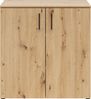 Carryhome 'MULTISTAURAUM' Kommode, Holznachbildung Eiche Artisan, 80 x 83 x 52 cm, mit 2 Drehtüren Bild 3