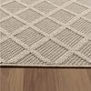 KADIMA DESIGN Outdoorteppich IMST Wetterfest UV-Beständig Balkon Waschbar Strapazierfähig, Läufer, Höhe: 8 mm, Beige, 80x150 cm, Balkonteppich Ethno Waschbar Bild 3