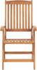 Gartenstuhl 6er Set JAVA Akazienholz Heller Holzfarbton Bild 5