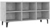 vidaXL TV-Schrank mit Metallbeinen Betongrau 103,5x30x50 cm 805954 Bild 2