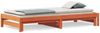 vidaXL Tagesbett Ausziehbar Wachsbraun 90x200 cm Massivholz Kiefer 844402 Bild 2
