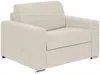 Vente-unique - CALITO Sessel Stoff Beige - B 223 cm94 cm x H 85 cm x L 126 cm Bild 2