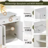 Sideboard 150/40/86 cm, Mehrzweckschrank mit Türen und Schubladen, Küchenschrank, Aufbewahrungsschrank, Wohnzimmerschrank Bild 4
