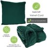 Wohndecke Flauschige Cord Kuscheldecke Sherpa Fell Sofadecke, heimtexland, 150x200 I extra dick I warm I kuschelig weich I fusselfrei Bild 4