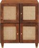 Sideboard, Kommode Braun 60 x 33,5 x 75 cm Massivholz Mango j1357p Bild 3