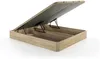 Vente-unique - MALAO Mattress and bed base set StoffHolz, Platte BeigeWeiß - B 180 cm x H 25 cm30 cm x L 200 cm Bild 5