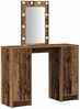 vidaXL Schminktisch mit Speicher Braun 102 x 33 x 135 cm Holzwerkstoff 865188 Bild 2