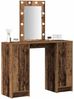 vidaXL Schminktisch mit Speicher Braun 102 x 33 x 135 cm Holzwerkstoff 865188 Bild 3