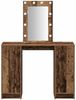 vidaXL Schminktisch mit Speicher Braun 102 x 33 x 135 cm Holzwerkstoff 865188 Bild 5