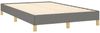 vidaXL Boxspringbett mit Matratze Dunkelgrau 120x190 cm Stoff 3269665 Bild 4