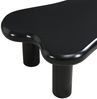 Schwarzer Couchtisch in Cloud-Form aus MDF mit 16-farbiger LED-Beleuchtung & Schublade,98×65.5×40 cm,modernes Design Bild 2