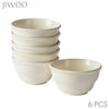 JIWOO Schüssel 6er Ø11,7cm, Müslischale Eisschale FrühstückSchale Dessertschale, Keramik, (Schaleset, 6-tlg), Bowl, Hochwertiges Schalen Weiß Schale Mikrowellenofen Spülmaschine Bild 4