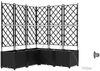 vidaXL Garten-Pflanzgefäß 5 pcs Schwarz 120 x 120 x 142 cm Kunststoff 42002856 Bild 2