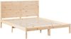 vidaXL Massivholzbett Extra Lang ohne Matratze 140x210 cm 3309299 Bild 3