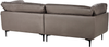 Beliani 'REVSNES' 3-Sitzer Sofa, veganem Leder braun, 242 x 81 x 86 cm Bild 5