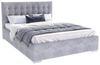 thematys Polsterbett Samt Velours Bett mit Bettkasten & Lattenrost, 120x200–180x200 cm (Optional mit 28 cm H3/H4 Taschenfederkern oder 23 cm Taschenfederkern-Matratze H2, hydraulisches Stauraumbett) Bild 4