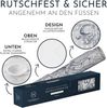 Homerella Badematte rutschfest 100% BPA frei inkl. 2 Haken zum Aufhängen 100x40cm, Antirutschmatte Badewanne hautsensitiv & schimmelresistent Bild 4