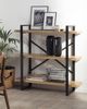 Regal heller Holzfarbton 3 Fächer TIMBER Bild 3