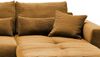 Polsterecke >Felicia< Schlaffunktion, Stauraum, Cord gold - 302x89x188cm (BxHxT) Bild 5