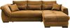 Polsterecke >Felicia< Schlaffunktion, Stauraum, Cord gold - 302x89x188cm (BxHxT) Bild 4