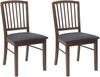 vidaXL Esszimmerstühle 2 pcs Hellbraun 50 x 52,5 x 91 cm 42020448 Bild 2