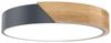 FIVMEN LED Deckenleuchte Deckenlampe Holz Deckenleuchte Deckenlampen Rund Lampen, Kaltweiß Bild 4