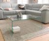 Concept GmbH Couchtisch in Klarglas, Glas - 110x40x60cm (BxHxT) Bild 5