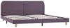 vidaXL Bettgestell Taupe Stoff 180x200 cm [280890] Bild 2