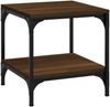 vidaXL Beistelltische 2 Stk. Braun Eiche 40x40x40 cm Holzwerkstoff 819386 Bild 5