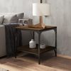vidaXL Beistelltische 2 Stk. Braun Eiche 40x40x40 cm Holzwerkstoff 819386 Bild 4