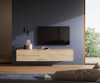Lowboard Cuor 180 cm Keramik Laminam® Sabbia Eichefarbig 1 Klappe 2 Schubfächer Schwebend Bild 2