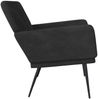 vidaXL Sitzbank Schwarz 108 x 79 x 79 cm Samt [351387] Bild 4