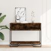 vidaXL Konsolentisch Räuchereiche 100x35x74,5 cm Holzwerkstoff 848531 Bild 3
