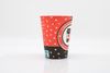 500x Kaffeebecher Always Fresh Papierbecher PE beschichtet 12 oz / 340ml Rot-Schwarz Bild 3