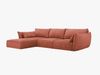 Micadoni Ecksofa Kaelle 4-Sitzer Links Chenille Over The Horizon Terrakotta Bild 2