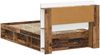 vidaXL Bettgestell mit Stauraum Altholz 120 x 190 cm Holzwerkstoff 3433466 Bild 5