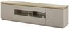 Lowboard >PALAMOS< in holzfarben/grau, HWP - 200x57x40cm (BxHxT) Bild 3