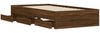 vidaXL Bettgestell mit Schubladen Braun Eichen-Optik 75x190 cm 3207335 Bild 5