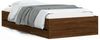 vidaXL Bettgestell mit Schubladen Braun Eichen-Optik 75x190 cm 3207335 Bild 2