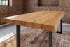 Esstisch Baumkante Massiv Akazie naturfarben 240x100 U-Gestell schwarz UTRECHT 70887828 Bild 4
