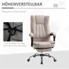 Drehstuhl 63x71x110-118 cm, ergonomisch, höhenverstellbar, beige Bild 4