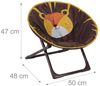 Relaxdays Faltbarer Moonchair für Kinder Bild 4