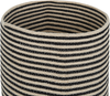Textilkorb Baumwolle beige schwarz ⌀ 33 cm 2er Set YERKOY Bild 5