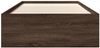 Einzelbettgestell Design für Erwachsene ohne Matratze Braun Eiche 90x200 cm Holzwerkstoff d4198e Bild 5