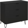 Kommode >Bonnie< in anthrazit matt lack - 81x80x45cm (BxHxT) Bild 3