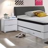 Nachtkommode >Nelli< in Weiß - 46x43x42cm (BxHxT) Bild 1